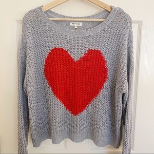 ❤️ Miracle heart knit sweater